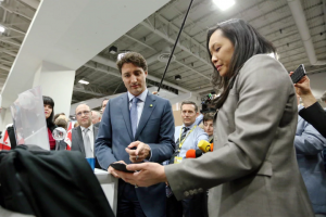 FlexSpec Backpack Demo to PM Trudeau