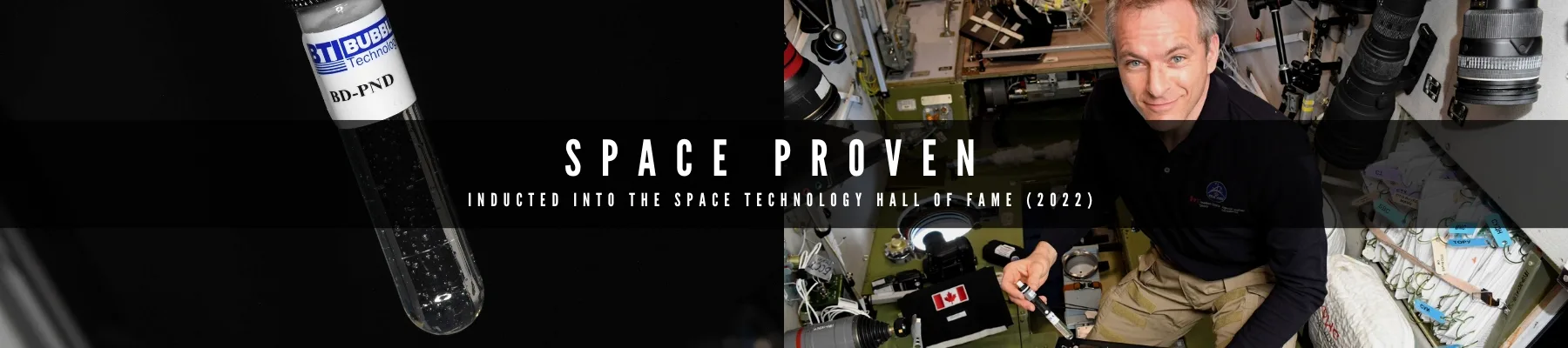 Space Proven - Inducted into the space technology hall of fame (2022)
