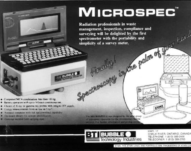 Original flyer for the Microspec product.